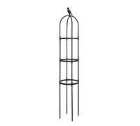 Tnfeeon Obelisco da Giardino per le Piante da Arrampicata con Tubo di Metallo Resistente Alla Rubinetto con Pianta in Plastica Pesante, Supporto per Piante in Vaso per Interni da (1)