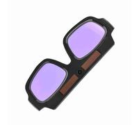 Tnfeeon Occhiali per Saldatura Ad Oscuramento Automatico Solare con Lente PC Occhiali per Saldatore True Color Sonda Ad Alta sensibilità Alimentazione Solare per Taglio MIG MMA, Rettifica e Saldatura