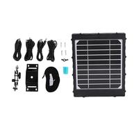 Tnfeeon Pannello Solare della Telecamera per Tracciato a Prova di Acqua Silicone Monocristallino Kit di Caricabatterie Solari da 8000Mah con Porte USB per la Fotocamera da Gioco