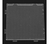 Tnfeeon Perline Fusibili Trasparenti da 2,6 Mm Tavole Forate Modelli Artigianali Fai-da-te con Forme di Cuore Esagonali Quadrate per attività Coinvolgenti per lo Sviluppo di abilità di Espressione