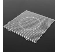 Tnfeeon Perline Fusibili Trasparenti da 2,6 Mm Tavole Forate Modelli Artigianali Fai-da-te con Forme di Cuore Esagonali Quadrate per attività Coinvolgenti per lo Sviluppo di abilità di Espressione