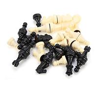 Tnfeeon Pezzi degli Scacchi Magnetici, Set da 32 Pezzi in Plastica con Tenuta Magnetica per un Gioco Fluido, Ideale per Principianti Ed Esperti nel Gioco a Casa o in Viaggio, Completi in Stile Torneo