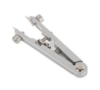Tnfeeon Pinza per Barra a Molla, Strumento in Acciaio Inossidabile per la Regolazione del Cinturino dell'orologio e l'installazione del Braccialetto con 6 Perni per Orologiai e Appassionati (SILVER)