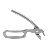 Tnfeeon Pinza per Pizza Strumento da Forno Antigraffio in Alluminio Pressofuso per un Utilizzo Sicuro nel Forno a Microonde con Dimensioni Compatte di 7,9 X 0,6 X 1,5 Pollici, Ideale per Chef (SILVER)