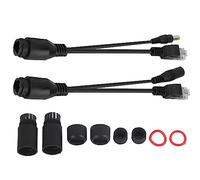 Tnfeeon POE Passive Adattatore POE Divisore per Abilitare i Dispositivi, un Alimentatore Affidabile Adatto Alle Telecamere di Sorveglianza IP e Ai Punti di Accesso Wireless, Tipo Che è Stato Inviato