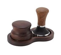 Tnfeeon Pressino per caffè Manuale in Acciaio Inossidabile di Noce Pressatura di Precisione per un'estrazione Uniforme dell' Base Universale Adatta a Tutti i Portafiltri 6,14 X 2,5 X 0,55 Pollici