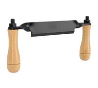 Tnfeeon Rasatura a disegno lungo, lavorazione del legno versatile per la rimozione della corteccia, aderenza comoda per un facile utilizzo, ferro/legno (tipo diritto)