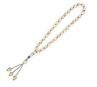 Tnfeeon Risin Musulmani Preghiera con Parole Intagliate, Rosario Religioso Unisex 13,8 Pollice Perline Rotonde Lisce 0,47 Pollice di Diametro per il, #116, Resina