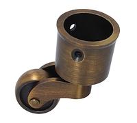 Tnfeeon Rotella per Tazze Tonda Antica, Lega di Zinco, Stile Vintage per Mobili, Design Silenzioso e Robusto, Ideale per Divani e Tavoli