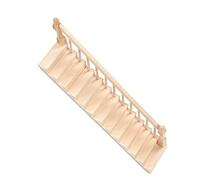 Tnfeeon Scale per Casa delle Bambole, Mini Scala in Legno di Betulla con Angoli Arrotondati Lucidi per Case delle Bambole in Scala 1/12, Ideale per Decorazioni Artigianali e Divertimento nel Gioco