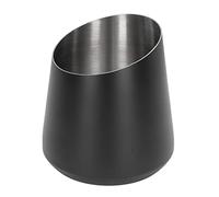 Tnfeeon Secchiello per il Ghiaccio Isolato in Acciaio Inossidabile, Secchiello per Champagne per Feste, Mantiene le Bevande Fredde più a Lungo, Ottimo per Vino e Cocktail, 15 X 16 X 12 Cm (BLACK)