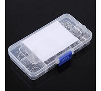 Tnfeeon Set di 160 Dadi per Viti in Acciaio Inossidabile, Assortimento di Elementi di Fissaggio Resistenti Alla Corrosione con Nove Dimensioni Metriche per Riparazioni di Uffici Domestici e Progetti