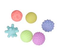 Tnfeeon Set di Giocattoli con Palline Testurizzate Palline Morbide da Spremere per Neonati e Bambini Piccoli Sviluppo delle capacità Motorie Complesse Sensoriali per Bambini Multicolori (colore caldo)