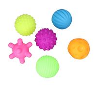 Tnfeeon Set di Giocattoli con Palline Testurizzate Palline Morbide da Spremere per Neonati e Bambini Piccoli Sviluppo delle capacità Motorie Complesse Sensoriali per Bambini Multicolori (COLORFUL)