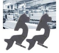 Tnfeeon Set di Pezzi per Tamburo Principale con Canna Argentata, Ricambio in Metallo da 10 Pezzi per Macchine per Maglieria SK260 SK280 SK360 SK326 SK327 SK218, Artigiani e Professionisti,