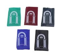 Tnfeeon Set di Tappetini da Preghiera Musulmani Portatili Resistenti All'acqua, 5 Tappeti da Viaggio in Nylon con Borse Portaoggetti per il Culto All'aperto in 5 Colori