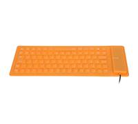 Tnfeeon Silicone Keyboard Roller - Leggero Leggero Morbido Portatile Semplicemente Semplicemente per il Computer, per gli Studenti Scrittori (ORANGE)
