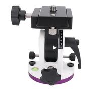 Tnfeeon Sky Watcher Telescopes Star Field Latitude Base Base Telescope Monte Equatoriale Wedge 0-90 ° Lega di Alluminio Regolabile per Astrofotografia con Filo 3/8 Pollici e Bolla (Tipo B)