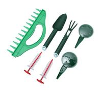 Tnfeeon Spanditore di Semi Riutilizzabile, Spargitore di Semi Riutilizzabile per Verdure da Giardino Design Portatile a 12 Fori Semina di Fiori in Plastica Giardinieri