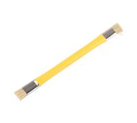 Tnfeeon Spazzola Rigida Antistatica a Doppia Testa da 4 Pezzi per Riparazione di Telefoni Cellulari, Pulizia di Saldatura, Adatta per la Manutenzione di Circuiti Integrati, Uso di (YELLOW)