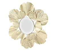 Tnfeeon Specchi da Parete, Struttura in Ferro, Design Elegante con Foglie di Ginkgo, Specchi Decorativi da Parete per Camera da Letto e Soggiorno (Tipo B)