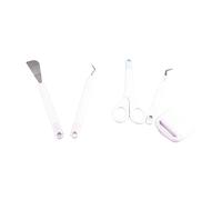 Tnfeeon Strumenti per Scultura Kit per Diserbo in Vinile Include Forbici Pinzette Compatto Portatile per Studio di Artisti Uso Domestico Design Multiuso Adatto a Vari Progetti Artigianali Materiale