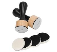 Tnfeeon Strumento per Miscelare Inchiostro, Applicatore per Miscelare Schiuma con Testine Rotonde in Spugna, Impugnatura Ergonomica per Lavorazioni Confortevoli, Design Leggero e Compatto da 1,2 Once,