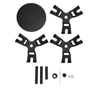 Tnfeeon Supporto Girevole per Controller di Gioco a 3 Livelli, Lega di Alluminio per Organizzare le Cuffie dei Controller, Supporto per Cuffie da Gioco per Scrivania