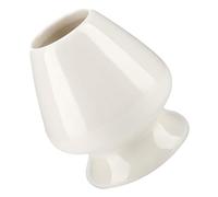 Tnfeeon Supporto in Ceramica per Frusta Matcha, per un'asciugatura Efficiente a Forma di Frusta Naturale, Adatto per gli Amanti del tè, Organizer da (WHITE)