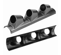 Tnfeeon Supporto per Manometro Universale, Staffa di Montaggio in Plastica per Manometri 52 Mm, Visualizzazione a Livello degli Occhi per Auto, Camion, Barche, Motociclette (3 fori)