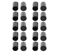 Tnfeeon Tappi per Punta di Tallone Ad Alto Tacco Scarpe in Poliuretano Cpu Nere Che Riparano gli Accessori per stabilità e Comfort 10 Paia/20pcs (Diametro interno 11 mm)