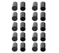 Tnfeeon Tappi per Punta di Tallone Ad Alto Tacco Scarpe in Poliuretano Cpu Nere Che Riparano gli Accessori per stabilità e Comfort 10 Paia/20pcs (Diametro interno 10 mm)