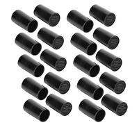 Tnfeeon Tappi per Punta di Tallone Ad Alto Tacco Scarpe in Poliuretano Cpu Nere Che Riparano gli Accessori per stabilità e Comfort 10 Paia/20pcs (Diametro interno 9 mm)