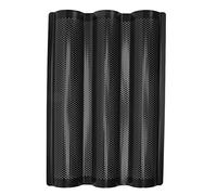 Tnfeeon Teglia per, Teglia Francese in Acciaio Inossidabile con Design Perforato a Forma di U per un Riscaldamento Uniforme, Perfetta per Lievito Naturale e Pane Artigianale 15,2x9,8 Pollici