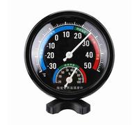 Tnfeeon Termometro per Rettili, Igrometro con Quadrante Codificato a Colori, Monitoraggio Accurato della Temperatura e dell'umidità per Terrari, Design Meccanico, Non Richiede Batterie, Dimensioni