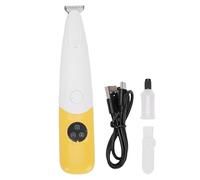 Tnfeeon Tosatrice per Cani e Gatti con Cavo USB, Rasoio Silenzioso per Animali Domestici, Tosatrice Elettrica e Affidabile, Facile da Usare per la Toelettatura dei, Design Silenzioso, (YELLOW)
