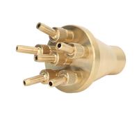 Tnfeeon Ugello per Fontana in Rame, Robusta Testina di Spruzzo d'Acqua per Fontane di Grandi Dimensioni, Crea Uno Straordinario Effetto Colonna d'Acqua, Ideale per Giardini e Spazi Pubblici (G1in)