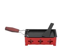 Tnfeeon Utensile per Rotazione della Stufa per Raclette, Mini Set di Teglie Antiaderenti, Griglia per Formaggio Portatile in Acciaio Al Carbonio per Feste e Divertimento all'aperto