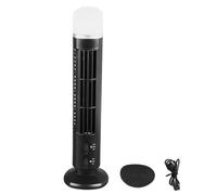 Tnfeeon Ventilatore a Torre Senza Lama Ventilatore da Scrivania Portatile USB Silenzioso Oscillante da 90 Gradi, Ventola di Raffreddamento Elettrica Silenziosa da 34 DB con Luce per