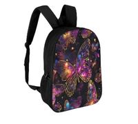 TNFHSOFT Butterfly Zaino, Zaino Per Bambini, Borsa Da Scuola Per Studenti Zaino Bookbag, Stampato in 3D Colour Borsa Da Scuola Per Ragazzi Ragazze 17pollici