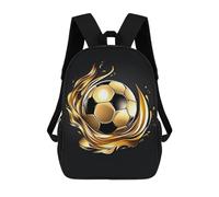 TNFHSOFT Calcio Zaino Per Bambini Ragazze Ragazzi, Zaino, Zainetto, Scuola Elementare, Perfetto Per Tornare A Scuola O Educazione Fisica, Regali E Viaggi 17 Pollici
