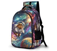 TNFHSOFT Capibala Zaino Per Bambini Ragazze Ragazzi, Zaino, Zainetto, Scuola Elementare, Perfetto Per Tornare A Scuola O Educazione Fisica, Regali E Viaggi 17 Pollici