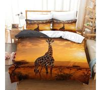 TNFHSOFT Copripiumone Per Con Tema Set Di Biancheria Da Letto Con Motivo A 3D, Copriletto,Single（140x200cm）