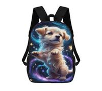 TNFHSOFT Cute Cane Zaino Borse Da Scuola Per Ragazze Ragazzi Cane Zaino Con Tasca Borsa Da Scuola Alla Moda Zaino Per Bambini 17 Pollici