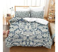 TNFHSOFT Flower Set Di Biancheria Da Letto Per Con Copripiumini Stampa 3D Copripiumino Biancheria Da Letto Piumino Per Ragazzi E Ragazze King（220x240cm）