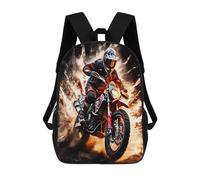 TNFHSOFT Motocross Bike Zaino Per Bambini,Zaini Bambini Asilo, Ragazzi Borsa Per La Scuola Per Ragazze,Zaino Per Bambino,Zaino Da Viaggio Alla Moda 17inch