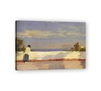 TNGHHSGA Hazel A Tangeri Ritratto Realista e Scene di Guerra di John Lavery - Arte Eterna Irlandese per Decorazione Casa 20x28cm Incorniciato