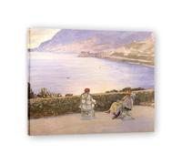TNGHHSGA La Baia Ritratto Realista e Scene di Guerra di John Lavery - Arte Eterna Irlandese per Decorazione Casa 60x72cm Incorniciato