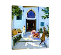 TNGHHSGA La Porta Del Mio Studio Ritratto Realista e Scene di Guerra di John Lavery - Arte Eterna Irlandese per Decorazione Casa 40x48cm Incorniciato