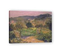 TNGHHSGA Strada Tortuosa Ritratto Realista e Scene di Guerra di John Lavery - Arte Eterna Irlandese per Decorazione Casa 20x26cm Incorniciato